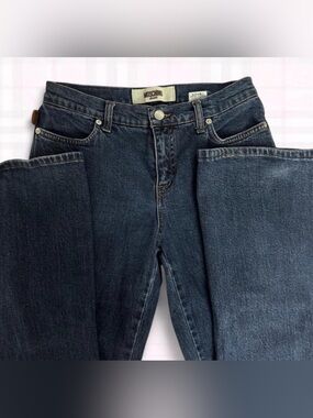 New Never Worn Moschino Women’s Denim Blue High-Rise Straight Jeans Designer